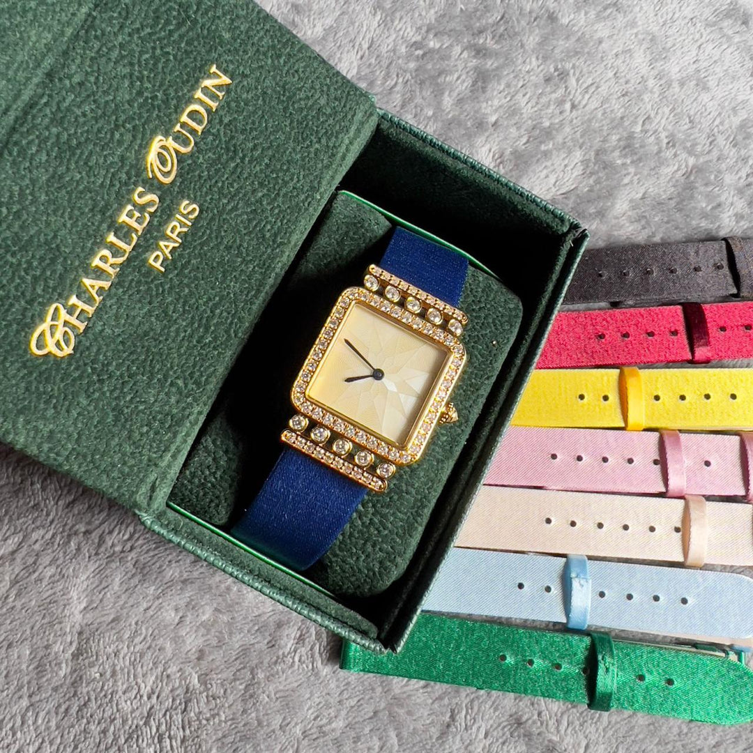 Charles oudin watch with 7 extra straps