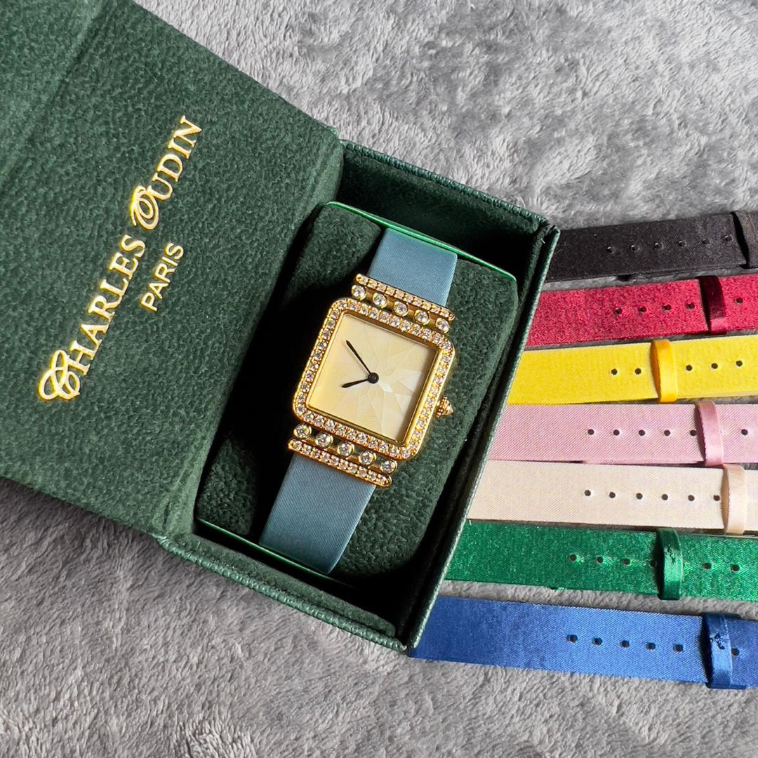 Charles oudin watch with 7 extra straps