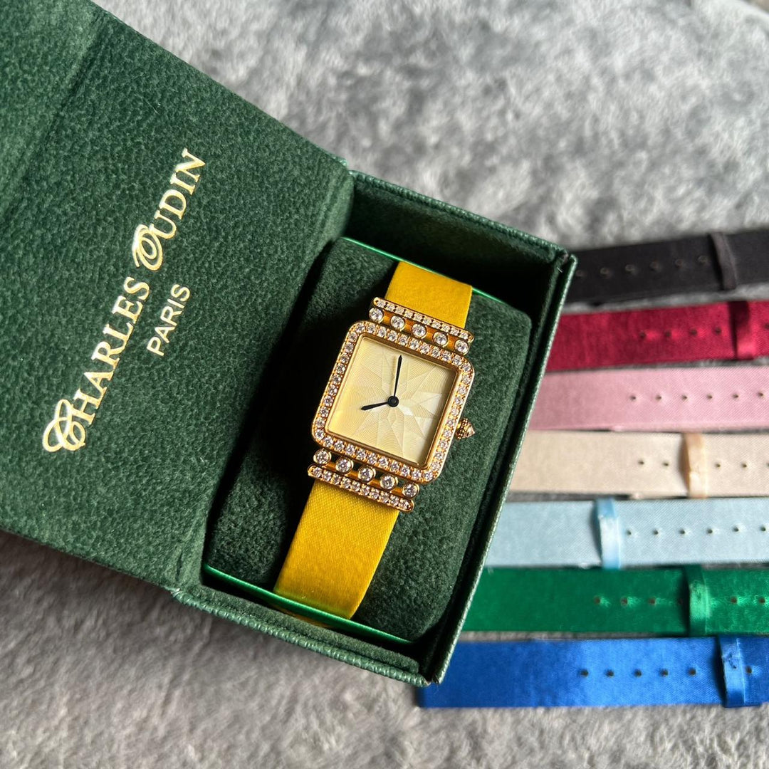 Charles oudin watch with 7 extra straps