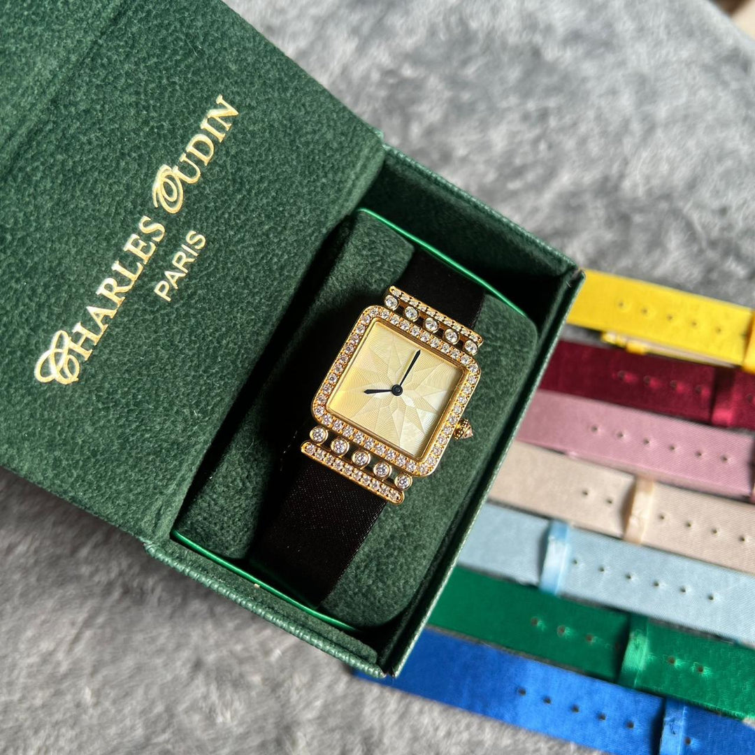 Charles oudin watch with 7 extra straps